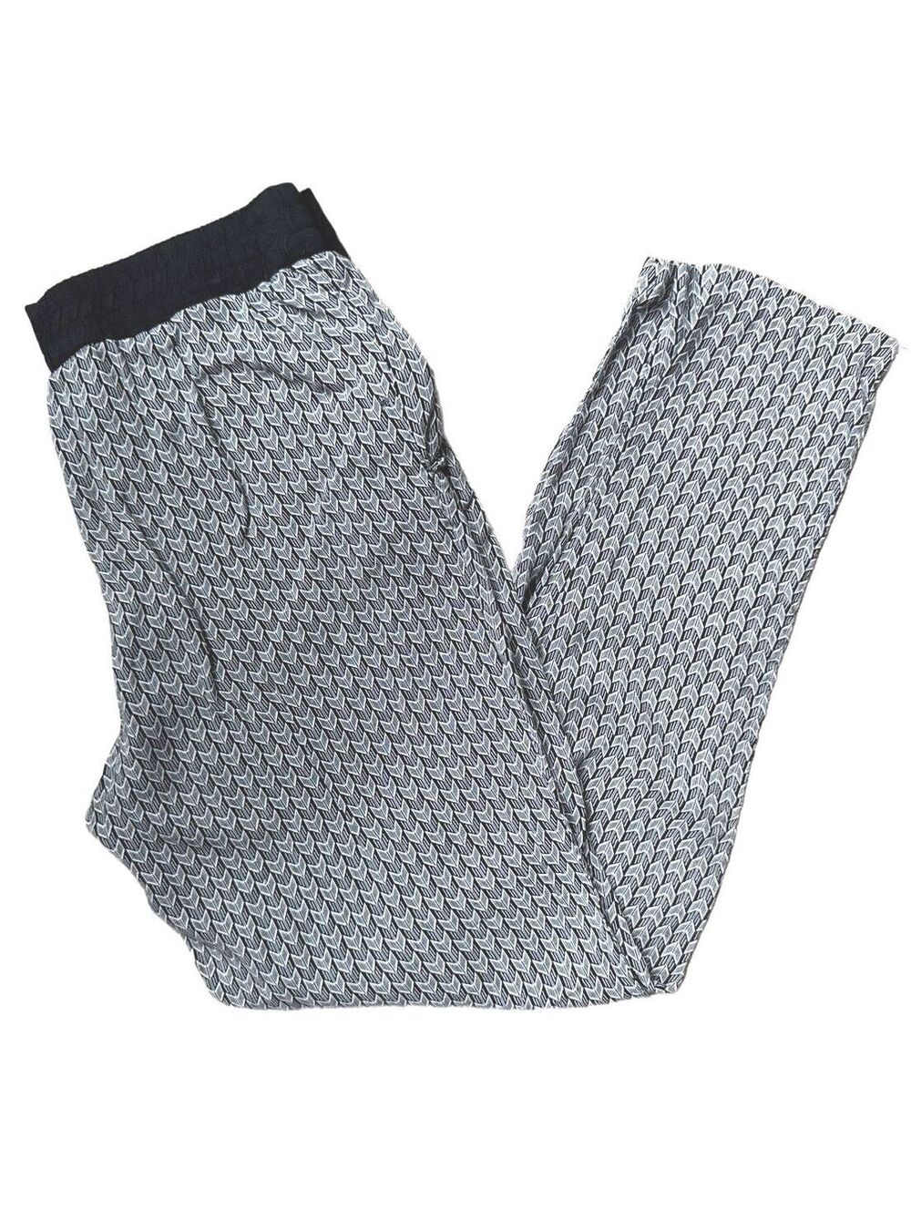 H&M Divided Juniors Pull On Pants Geometric Print US 6